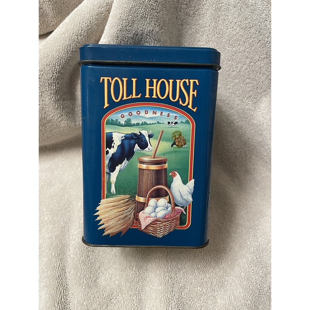 Vintage Nestle-Toll house-Morsels-Limited Edition Tin-Canister Collectible